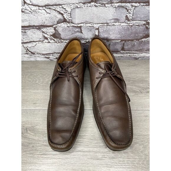 J.M. WESTON Brown Leather 629 CHUKKA Dress Shoes Men’s Sz 10.5D UK/11M US France - Picture 2 of 16